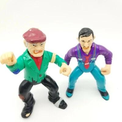 Lot of 2 Dick Tracy The Tramp Big Al Caprice Action Figure 4" Vintage  - Image 1 of 4