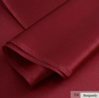 1Yard*114cm Natural Silk Charmeuse Fabric 16 momme Silk Satin Material For Gown  - Image 1 of 4