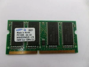 Samsung 256MB PC133 133 MHz 144-Pin SDRAM SoDimm (M464S3254EUS-L7A) GEBRAUCHT - Bild 1 von 2