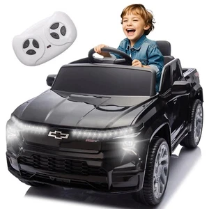 24V Kids Ride on Car Licensed Chevrolet Silverado Truck Toy with Remote Control - Picture 1 of 16
