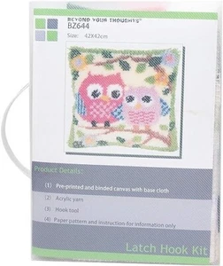 Funda de almohada con gancho de pestillo BÚHOS BZ644 caja abierta nuevo estado - Imagen 1 de 5