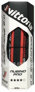 Vittoria Rubino Pro G 2.0 clincher Graphene 700 x 25 red / black / folding - Bild 1 von 1