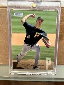 2018 TOPPS VAULT TYLER GLASNOW STADIUM CLUB BLANK BACK COA PIRATES 1/1 - Picture 1 of 4