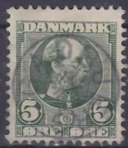 DENMARK edición 1905 con RARO GADBJERG CANCELACIÓN CRUZADA - Imagen 1 de 1