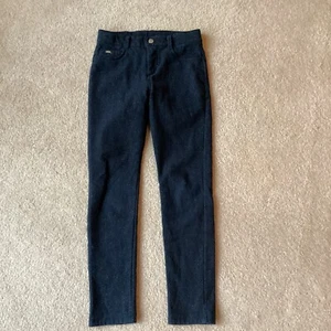 MAYORAL GIRLS SPARKLY PANTS, 7, 5 POCKET, NAVY/ SILVER, INSIDE ADJUSTABLE WAIST - Picture 1 of 4