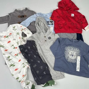 Carters, Disney Infant Baby Boy 9M Clothing Lot Outfits Bodysuit, Pants, Shirt - Picture 1 of 7
