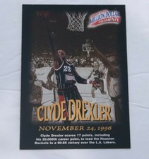 1997-98 Fleer Million Dollar Moments Clyde Drexler #6