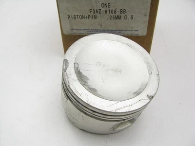 NEW - OEM Ford F3AZ-6108-BB Engine Piston .25mm 1992-1993 4.6L-V8 SOHC - Image 1 of 4