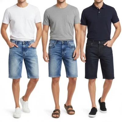 (Lote de 3) Pares Surtidos Pantalones Cortos de Jean para Hombre W40 Levi's Denizen/CHAMS/Tiro de Humo/ Foto 1 de 4