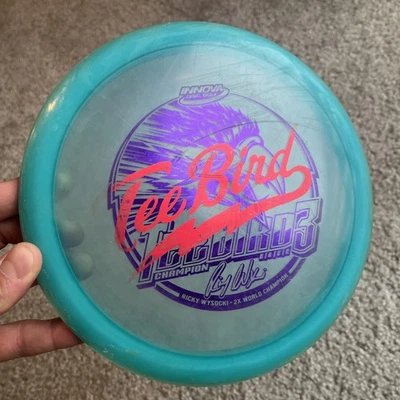 Innova Champion TeeBird3 Ricky Wysocki 2x W/ old Teebird stamp used  - Image 1 of 4