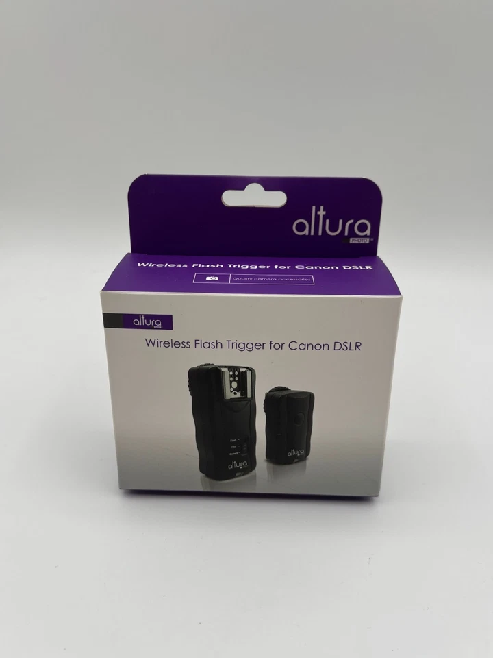 Altura Wireless Flash Trigger for Nikon DSLR Transmitter & Receiver Brand New - Image 1 of 4