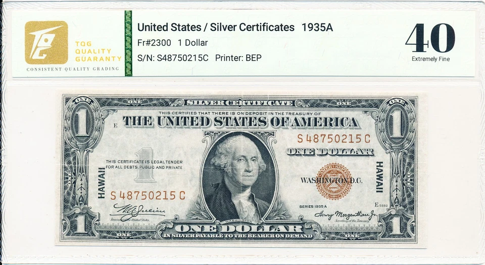 Silver Certificates USA $1 1935A - Image 1 of 2