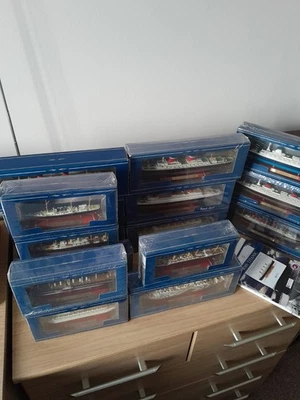 Atlas Editions Legendary Liners Set, complete set of 16, all boxed, most sealed - Image 1 of 4