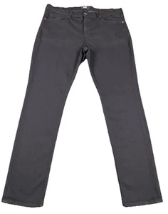 PAIGE Lennox Jeans Men’s 38 Deep Black Violet Stretch Straight Leg Fits 40x34 - Picture 1 of 10