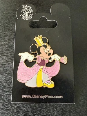 PIN DISNEY WDW MINNIE PRINCESA ROSA BRILLO ROSA CURTSY TRES MOSQUETEROS NUEVO Foto 1 de 2