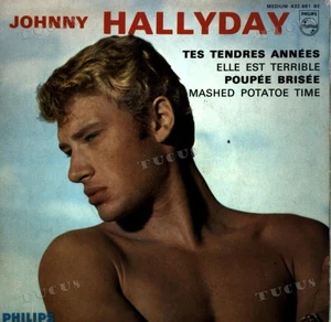 Johnny Hallyday - Tes Tendres Années / Poupee Brisee 7in 1963 (VG/VG) .* - Picture 1 of 1