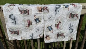 Pottery Barn Kids Harry Potter Organic Storybook 2 Pillowcases EUC - Picture 1 of 6
