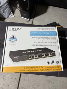 Conmutador PoE no administrado NETGEAR GS308PP 8 puertos Gigabit Ethernet (83 W) - Imagen 1 de 2