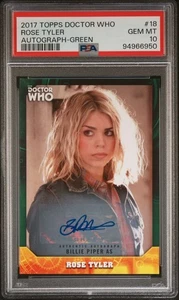 2017 Topps Billie Piper Autograph DOCTOR WHO Signature Series 10/50 GEM MINT 10 - Picture 1 of 2