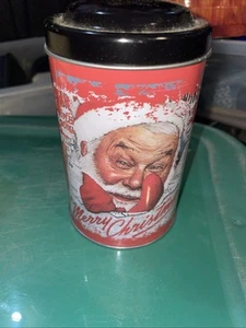 Vintage Tin Box Santa Claus Design - Picture 1 of 1