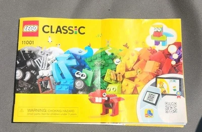 Lego 11001 Bricks & Ideals Classic 123 Pieces 2019 Manual Included but no Box - Image 1 of 3