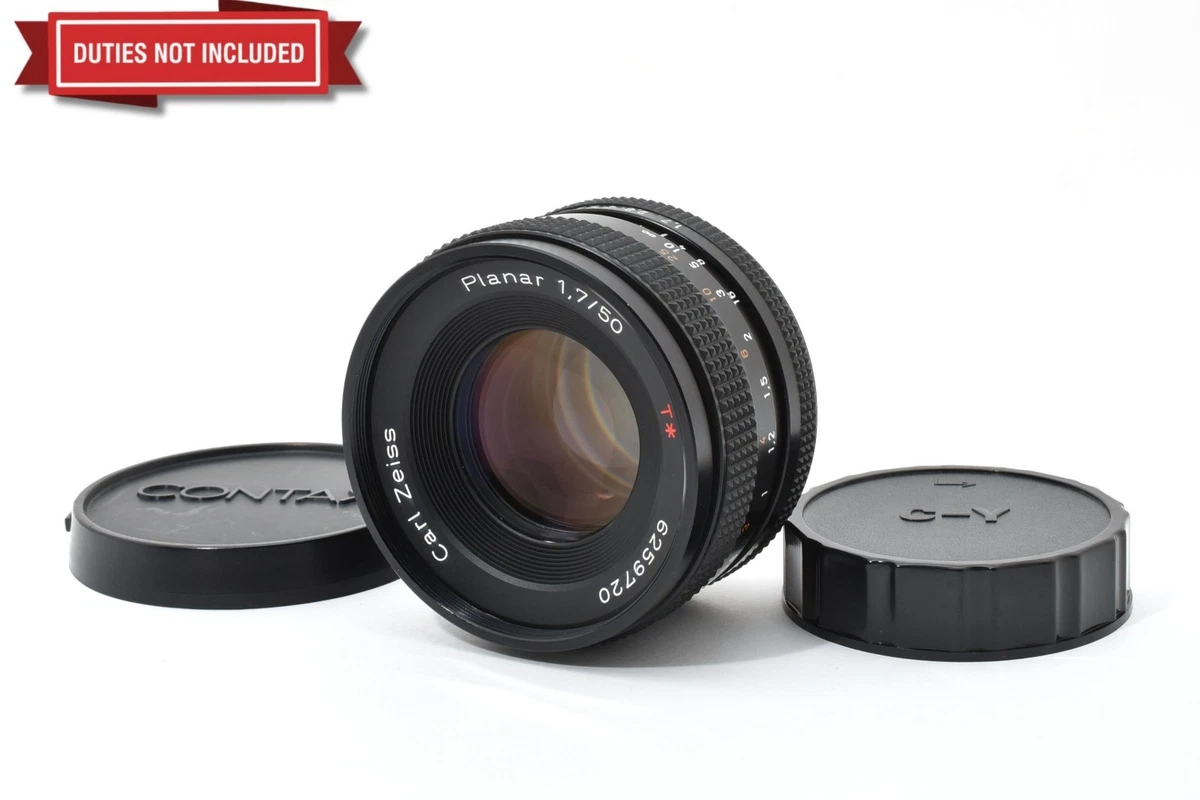 ZEISS Planar T* Camera Lenses 50mm Focal f/1.7 Maximum Aperture