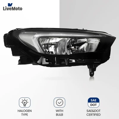 Headlight For 2020-2023 Buick Encore GX Halogen Type w/ LED DRL Passenger Side Foto 1 de 4