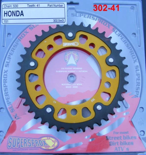Supersprox Stealth Kettenrad Honda VTR 1000 F, VTR1000, RST 302-41, sprocket neu - Bild 1 von 1