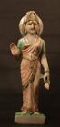 Indian 19th c Hindu temple statue of Lakshmi in marble