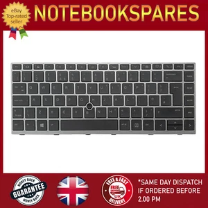 HP Elitebook 840 G5/G6 745 G5/G6 Backlit Keyboard Replacement UK Layout - Afbeelding 1 van 4