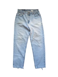 Levi's 560 vintage anni 90 effetto invecchiato sbiadito gamba dritta junior 13 donna 6/8 - Foto 1 di 9
