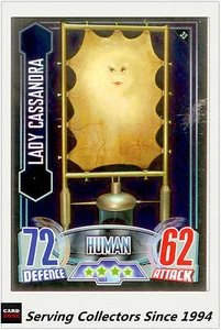 2012 Topps Doctor Who Alien Attax Collectors Card Mirror Foil#33 Lady Cassandra - Picture 1 of 1