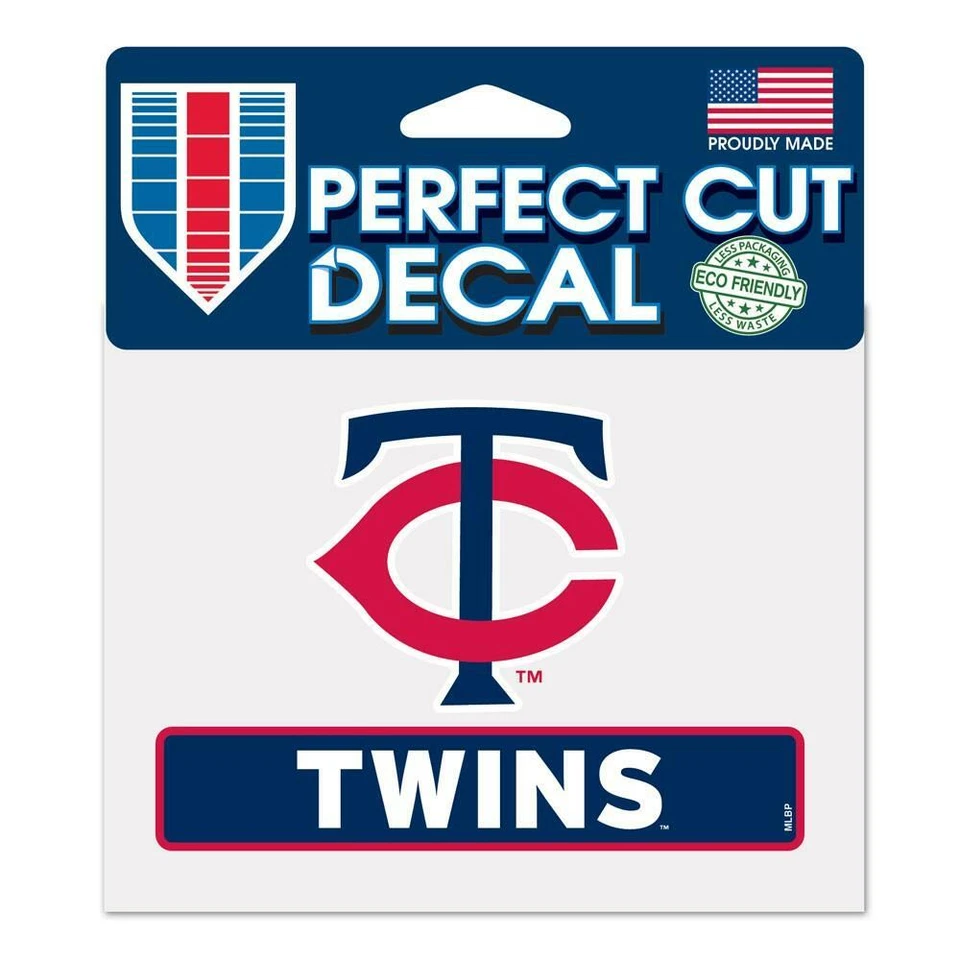 Minnesota Twins 4"x5" Perfect Cut Car Decal [NEW] MLB Auto Sticker Emblem - Image 1 of 1