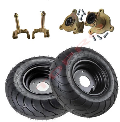 2 piezas llantas llantas 13x5,00-6 + kit de husillo de 3 bujes de perno para Go Cart ATV Quad Foto 1 de 4