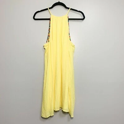 Vestido The Vanity Room Amarillo Trapecio Pompón Talla L Foto 1 de 4