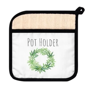 Weed Accessories Christmas Stoner Gifts Pot Holder w/ pocket - Picture 1 of 5