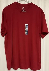 George Mens Red Short Sleeve Moisture Wicking Crew Neck Tee Size XL. 2503 - Picture 1 of 4