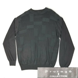 Vintage Protege Collection Mens Sweater Black Pullover 90s Size Large - Picture 1 of 5
