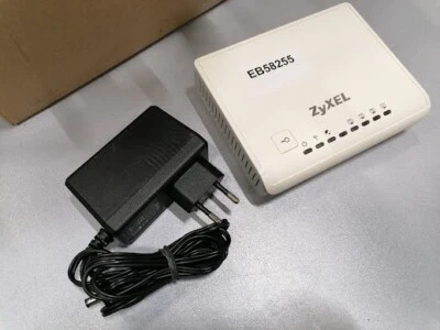 Router Wireless ZyXEL NBG-417N – Usato, Funzionante, Graffiato, Con Caricatore - Immagine 1 di 4