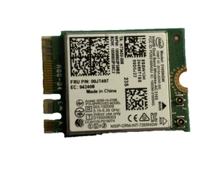 Mini Wlan Karte WiFi Card Intel 3165NGW - Lenovo IdeaPad 320-17IKB 320-17 Serie - Afbeelding 1 van 2