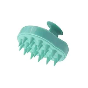 Hair Scalp Massager Shampoo Brush Scalp Care Hair Wash Brush Silicone Comb Green - Picture 1 of 7