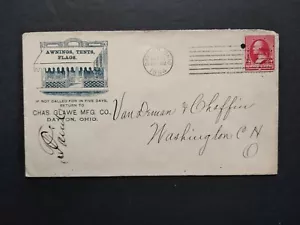 Ohio: Dayton 1894 Glawe Tende, Tende, Bandiere Copertina Pubblicitaria - Foto 1 di 2