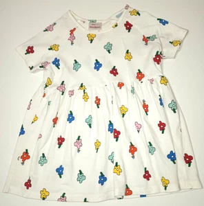 Hanna Andersson Girls White Floral 100% Cotton Knit Play Top Size 10 - Picture 1 of 7