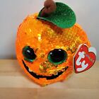 TY Flippables Sequin Plush - SEEDS the Pumpkin (6 inch) - MWMTs