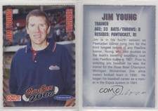 2000 Dunkin' Donuts Pawtucket Red Sox Jim Young