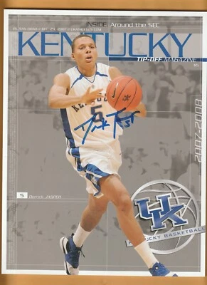 Derrick Jasper Kentucky Wildcats AUTO Signed Program B4 - Image 1 of 2