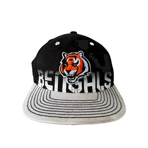 Reebok Cincinnati Bengals schwarz Vater Mütze Kappe nicht verstellbar NFL Größe Large/XL - Bild 1 von 6