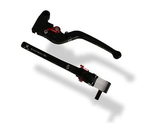 Juego de embrague y palanca de freno plegable negro Triumph Speed Triple 2011-2015 Evotech - Imagen 1 de 1