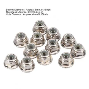 (Silver)RC Car NonSlip Nut Model Car RC Car Accessory Remote Control Car Lock - Picture 1 of 12