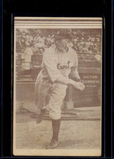1934 Detroit Tigers Annis Furs Team Issue Victor Sorrell